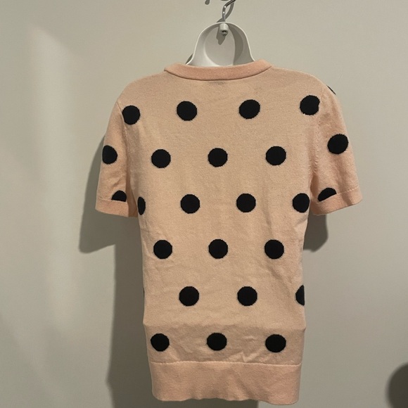 Pink Kate Spade Polka Dot Sweater Top - Picture 2 of 5